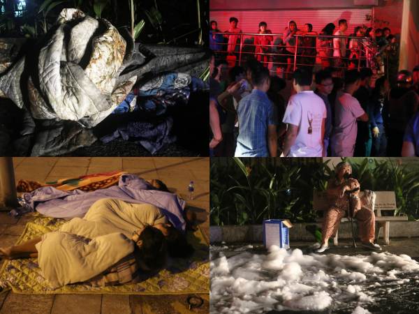 Hàng trăm người vạ vật sau vụ cháy chung cư làm 13 người chết