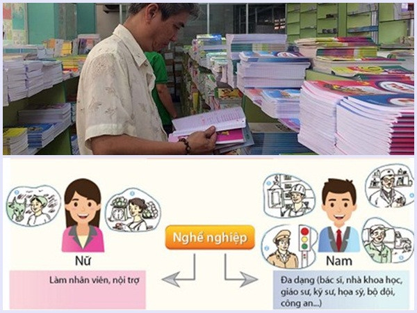 Nhiều yếu tố bất bình đẳng giới ngay trong sách giáo khoa hiện hành