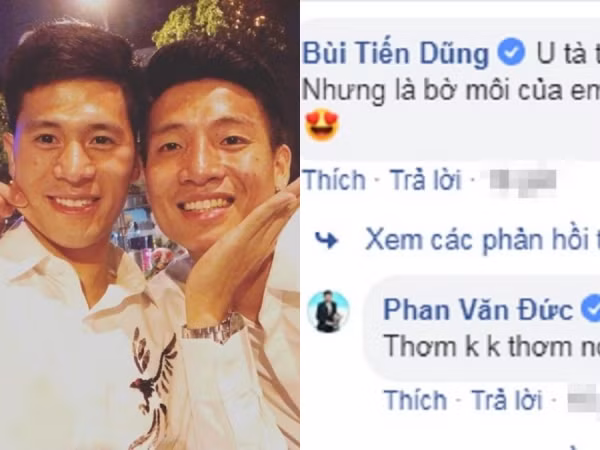 Vừa vắng mặt Đình Trọng, Tiến Dũng đã công khai "thả thính" Văn Đức thế này đây!