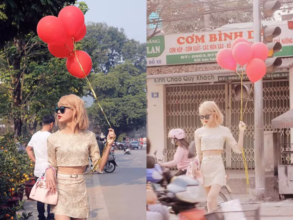 Cả thế giới ra đây mà xem, "Taylor Swift" đã sang tận Việt Nam để dạo phố đón Tết rồi kìa!