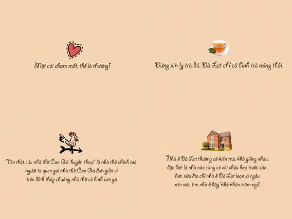 Cả Đà Lạt bỗng chốc thu bé lại vừa bằng... một album quotes