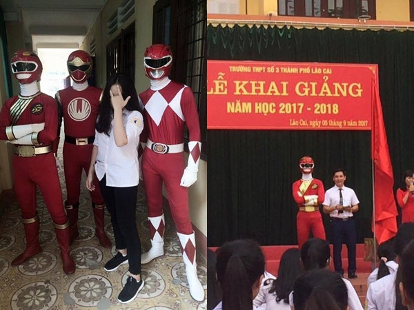 Lào Cai: Lễ khai giảng trường-nhà-người-ta mời được cả… siêu nhân tham dự!