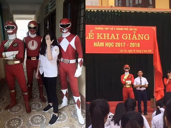 Lào Cai: Lễ khai giảng trường-nhà-người-ta mời được cả… siêu nhân tham dự!