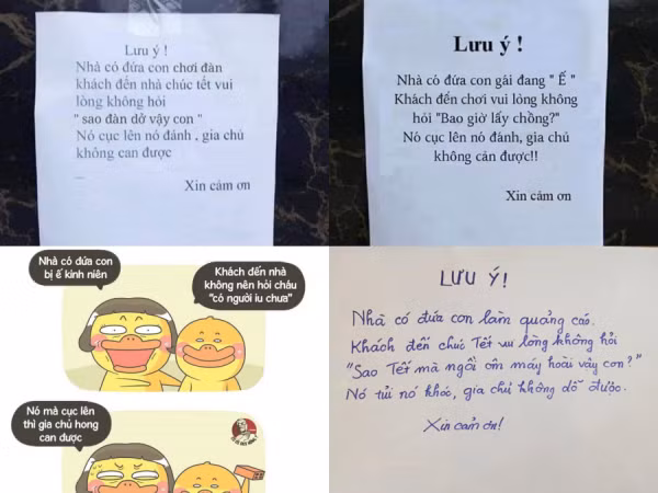 Dân mạng thi nhau chế ảnh "Nhà có đứa con…": Tuyệt chiêu đối phó với những câu hỏi khó ngày Tết!