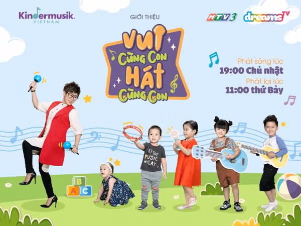 Xuất hiện show truyền hình âm nhạc tương tác đầu tiên dành cho thiếu nhi tại Việt Nam 