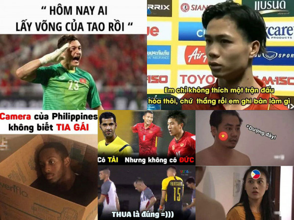 Vũ trụ ảnh chế được dịp tái xuất sau chiến thắng "hạ đẹp" Philippines của ĐT Việt Nam