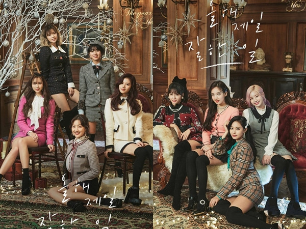 TWICE sang chảnh như "Crazy Rich Asians" trong ảnh "nhá hàng" album Giáng sinh