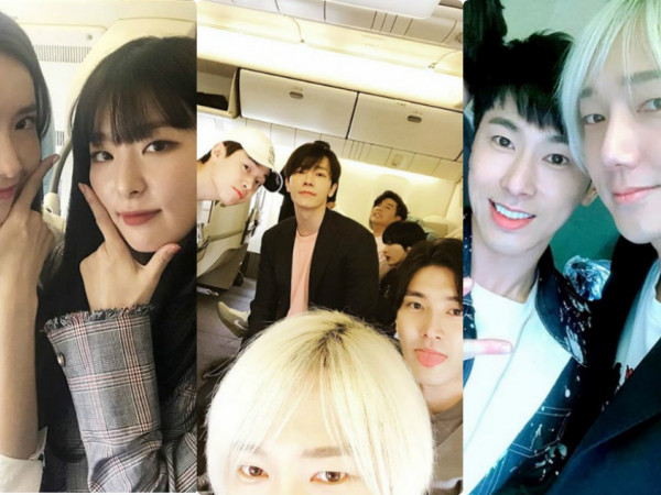 Lâu lắm mới thấy idol nhà SM hội ngộ vui vẻ và nhắng nhít đến thế