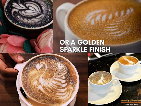 Ly cà phê long lánh, lóng lánh dành cho những người mê ánh hào quang