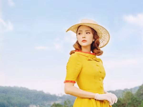 Minh Hằng chọn phong cách vintage để trở thành "nàng thơ" mới của Nguyễn Hồng Thuận 