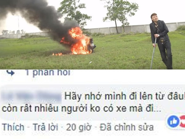 Cộng đồng bất bình khi Khá Bảnh tung clip đốt xe máy đổi xe điện