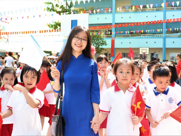 Học sinh trường Đoàn Thị Điểm hào hứng đón chào khai giảng năm học mới