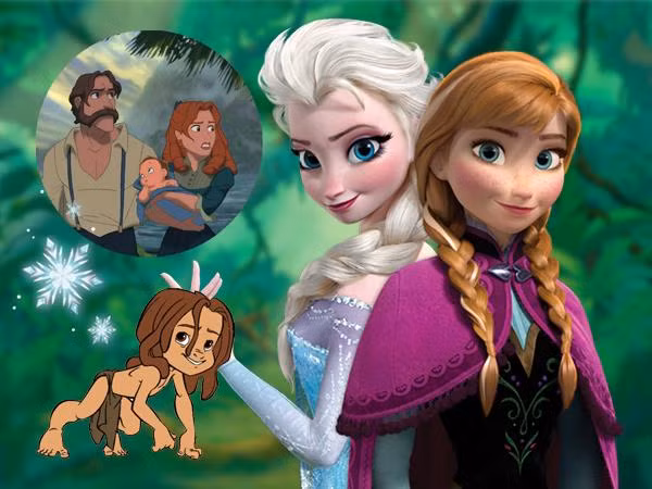 Thật không thể tin được: Tarzan là... em ruột của Elsa và Anna? 