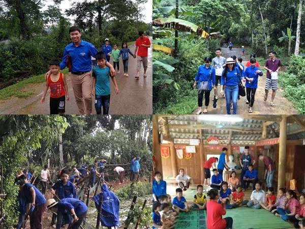 Trải nghiệm bốn ngày "Mùa Hè xanh" cùng sinh viên ĐH Hòa Bình Hà Nội