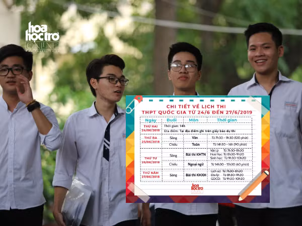Teen chú ý: Bộ GD&ĐT chính thức công bố lịch thi THPT Quốc gia 2019