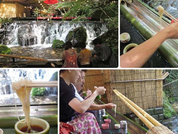 Mời bạn thưởng thức “mì ống tre” - món ăn độc đáo xứ Mặt Trời mọc