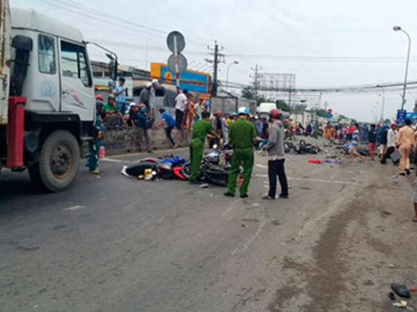 Vụ xe container "điên" tại Long An: Phanh hoạt động bình thường