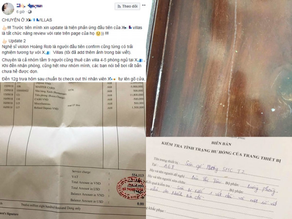 Hà Nội: X. Villa bị khách tố thái độ phục vụ, phạt tiền một vết xước lên tới… 2 triệu đồng?
