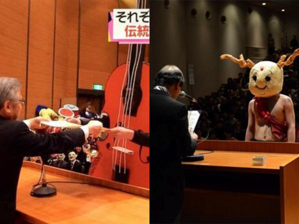 Nhận bằng tốt nghiệp như sinh viên Nhật Bản: Mặc bằng đồ cosplay siêu "dị"