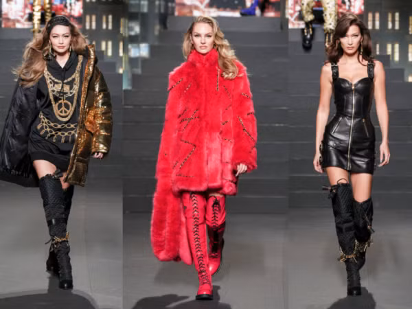 Chị em siêu mẫu nhà Hadid xuất hiện nổi bật trong show diễn ra mắt BST MOSCHINO [TV] H&M