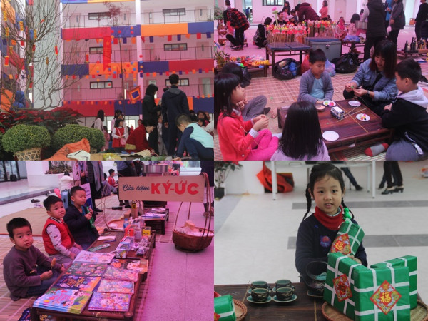 Tưng bừng rộn ràng "Chợ xuân cho em" cùng tween trường Vietschool (Hà Nội)