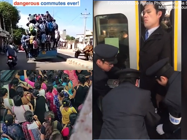 Những màn đu bám, chen lấn ngẹt thở vào mỗi sáng