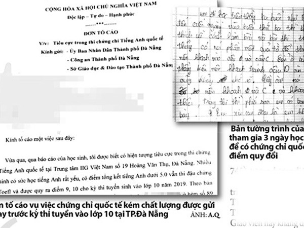 Bỏ thi tiếng Anh : Nghi vấn đường dây học 3 ngày lấy chứng chỉ tiếng Anh quốc tế