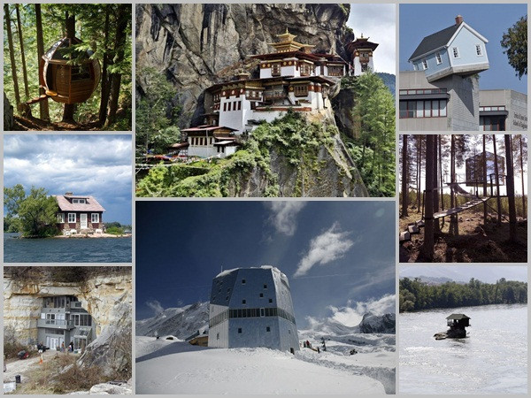 Đây chính là những ngôi nhà kỳ lạ và biệt lập nhất trên thế giới