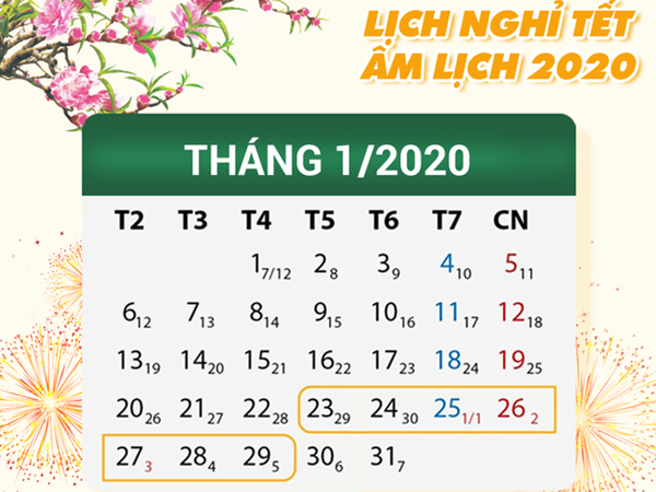 Chốt đề xuất lịch nghỉ Tết Nguyên đán Canh Tý
