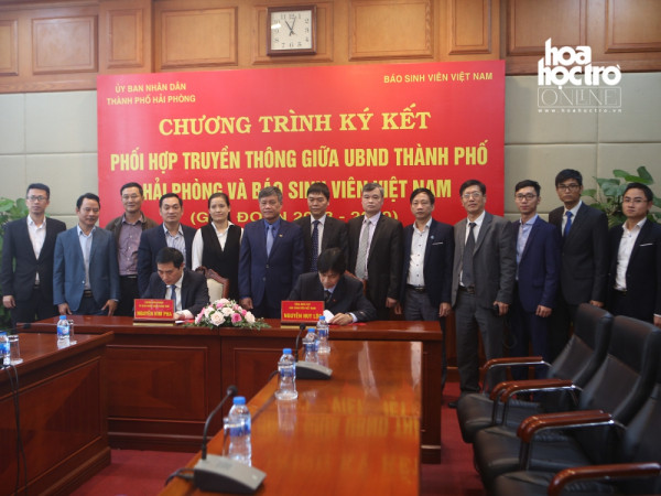 Báo Sinh Viên Việt Nam và UBND TP. Hải Phòng ký kết phối hợp truyền thông
