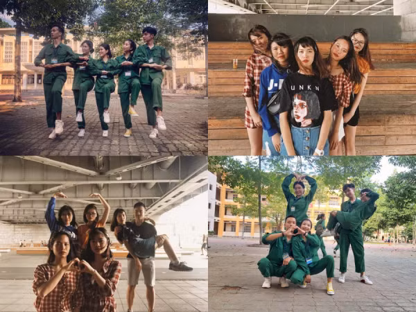 "Trend" chụp ảnh mới siêu "chất" của teen: "Đùi gác đùi", "tay kề tay" và muôn kiểu hài hước