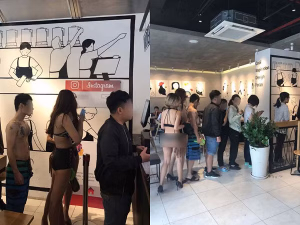 Thực hư chuyện quán trà sữa ở Sài Gòn miễn phí đồ uống cho khách hàng mặc bikini