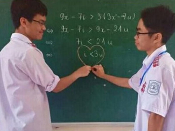 Đằng sau công thức Toán phức tạp là một bất phương trình đáng yêu như thế này đây