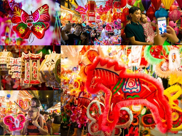 Phố lồng đèn Sài Gòn nhộp nhịp mùa Trung Thu, đón hàng ngàn lượt khách mỗi ngày