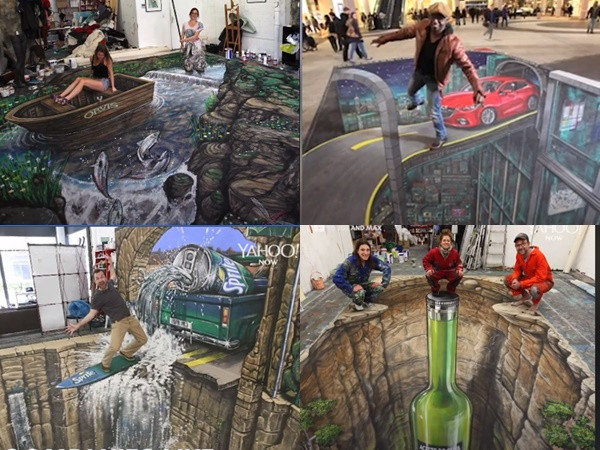 Những bức họa 3D "ảo tung chảo" sẽ khiến bạn tròn xoe mắt