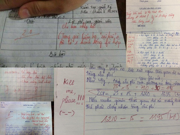 Điểm lại những lần thầy cô ra tay ghi lời phê "chất như nước cất" 