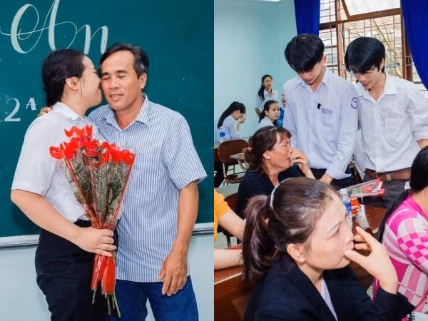 Đâu phải quần là áo lượt mới đẹp, chụp ảnh kỷ yếu với bố mẹ như này mới đáng trân trọng!