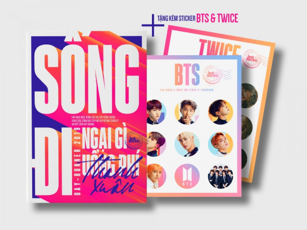 Đón năm 2019 thật rực rỡ cùng cuốn day-runner "Sống đi ngại gì uổng phí thanh xuân"