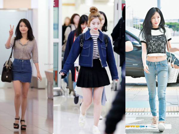 Nhờ khéo chọn đồ, chẳng ai để ý rằng các idol này khá thấp bé nhẹ cân