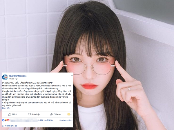 Lần đầu về ra mắt nhà bạn trai, nữ sinh hoang mang vì có quá nhiều "drama"