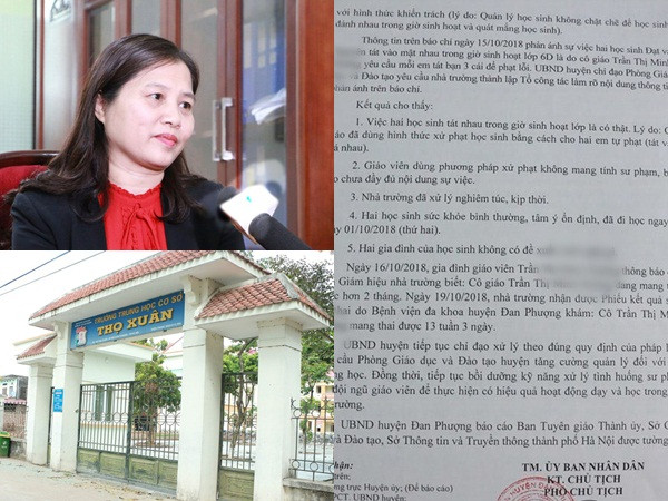 Vụ cô giáo bắt học sinh tát nhau: Nhà trường thiếu trung thực khi báo cáo