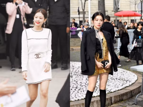 Đôi bạn thân Jennie - Irene đọ sắc rạng ngời trong tuần lễ thời trang Paris