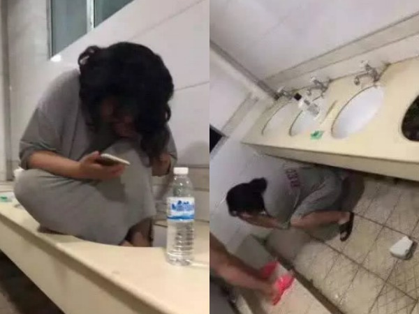 Nữ sinh số nhọ: Thất tình, leo lên bồn rửa mặt khóc và làm bể tan tành