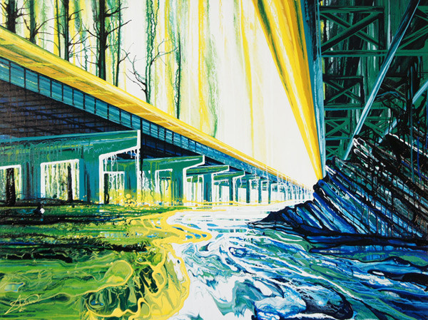 Độc đáo tranh vẽ bằng... trọng lực