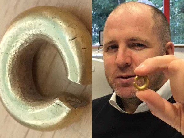 Đào được miếng vàng bé tí, kiểm tra mới biết là báu vật 3.000 năm tuổi