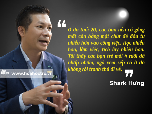 Quan điểm giới trẻ đi làm không nên về trước 4 rưỡi chiều của Shark Hưng tiếp tục gây tranh cãi