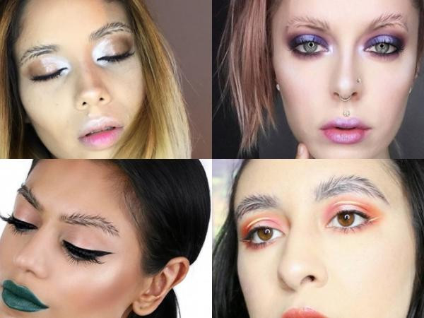 Lông mày lông vũ - xu hướng trang điểm kỳ lạ gây sức hút trên mạng xã hội