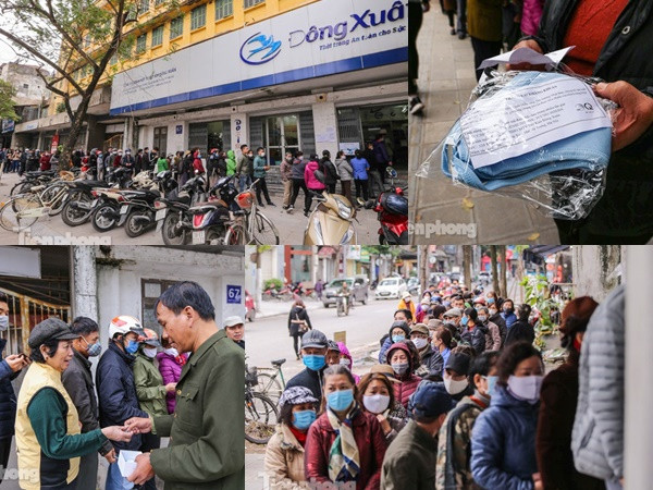 Khan hàng khẩu trang, dân Hà Nội lại xếp hàng dài mua như thời bao cấp