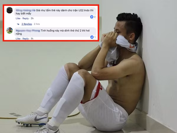 Quế Ngọc Hải thất thần, ngồi lặng lẽ trong hầm SVĐ sau chiếc thẻ đỏ khiến NHM thương xót