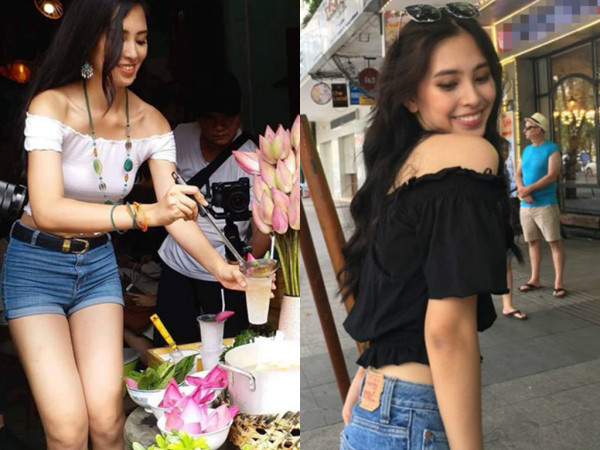 Hoa hậu Trần Tiểu Vy được khen khi trở lại phong cách Tây